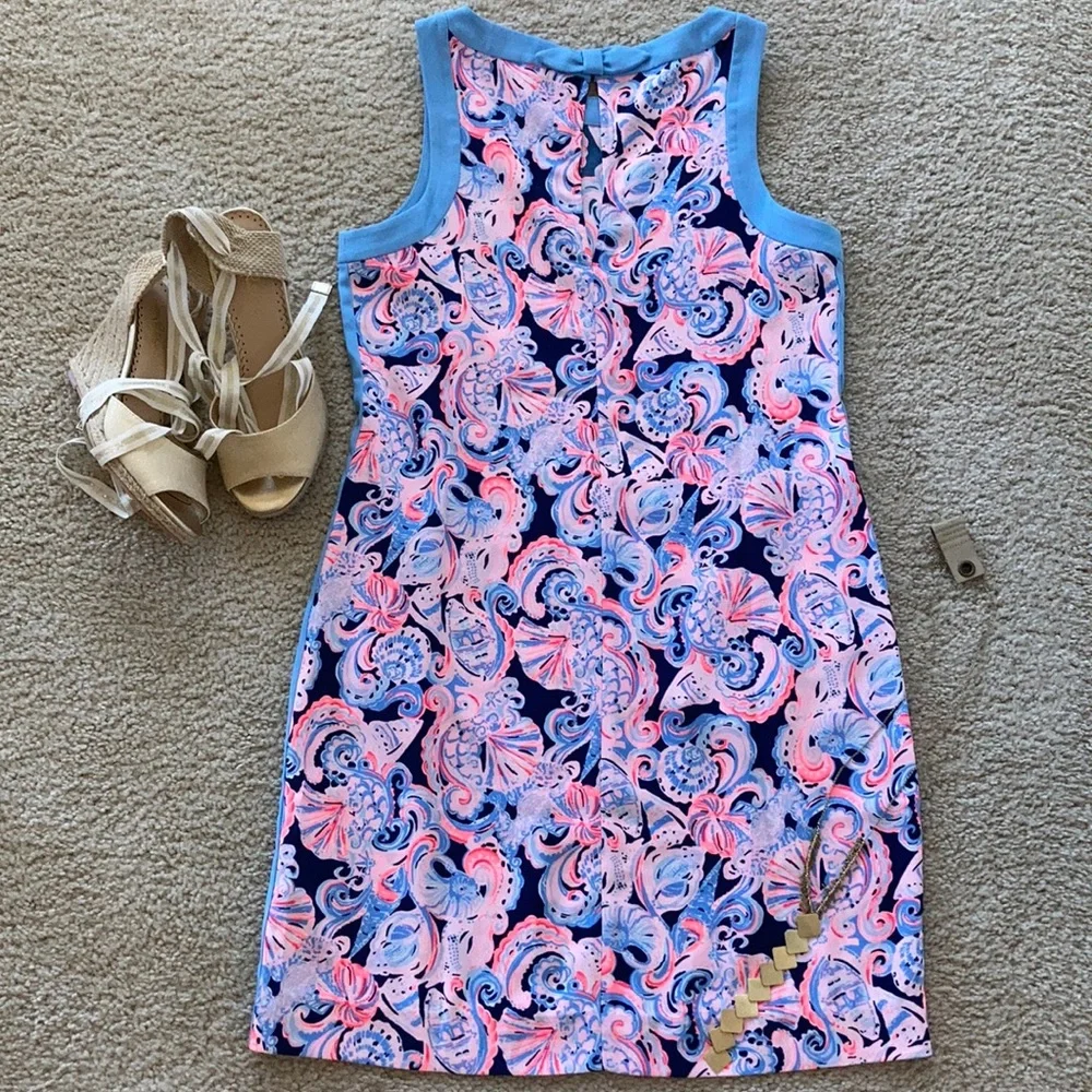 Lilly Pulitzer Angie Stretch Shift Dress - Picture 5 of 11